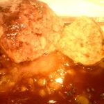 切ると中からシュワーっと