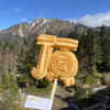 マウントビュー - 料理写真:これが撮りたかった！！　西穂高山頂をバックに頂チュロス