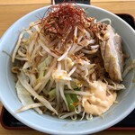 ラーメン もっけだの - 2021.10.2～秋季限定『青唐味噌まぜそば』ヤサイマシ