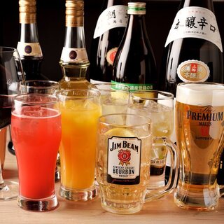 15種類の生クラフトビールやワインなど焼肉に合うお酒が充実