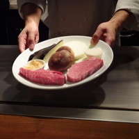 神戸プレジール 本店 - 今回注文したお肉とお野菜（調理前）