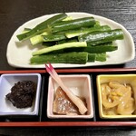 湯島 梅園 - 名物！たたききゅうり