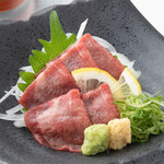 Cow tongue sashimi