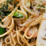 味の舘 - 野菜もたっぷり