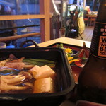 狩人食堂 - （幕の内）鴨鍋。+世界NO1ビール、箕面ビール。
