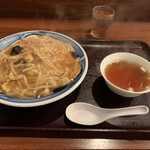 中華料理 大観園 - 福建炒飯(あんかけチャーハン)大盛❗️