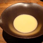 Osteria Rubino - 安納芋のポタージュスープ　アップ
