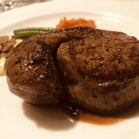 麤皮 - 三田牛のフィレ　レアでいただきました