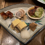 Nyorosuke - 鰻珍味五点盛　1,980円