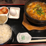 韓国料理マニト  - 牛すじ煮込みクッパ定食