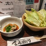 金右衛門 - おとーし(酢牡蠣とキャベツ)
