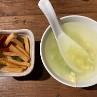 四川料理 龍の子 - スープも美味しい