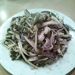 中華菜舘 清心 - 2012年12月 高菜と豚ガツ炒め