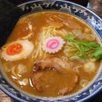 麺彩房 - 「中華そば（こってり）（650円）+味付玉子（100円）」です