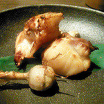 北新地平八 - 天然河豚コースの焼き河豚