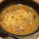 Saizeriya - レンズ豆とスペルト小麦のミネストローネ（季節限　　定）