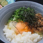 Akita prefecture Hinai chicken, egg-cooked rice