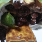 cafe nekoji - あずきクレープ。