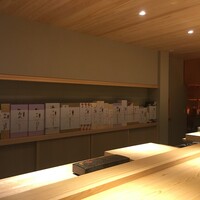 寿し島川 - 開店時のカウンター