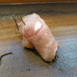 寿司栄 - 造り　トロ金目鯛　山椒巻き