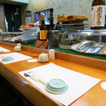 寿司栄 - カウンター