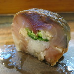 寿司栄 - 鯖の棒寿司