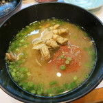 寿司栄 - 椀物　香箱蟹の味噌汁