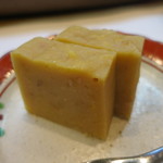 寿司栄 - デザート　胡桃入り羊羹