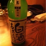 産直屋 たか - 【2012年12月】ばん先輩が持って来て下さった日本酒（これまたウマ）
