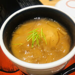 京都 瓢喜 - 湯葉の玉地蒸しのフカヒレ餡掛け。うん、普通にウンマイのだ