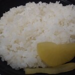 Densetsu No Suta Donya - 塩すたみな焼き定食1,110円(出前館)のライス