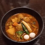 SAMA - ごろごろ肉団子とグリル野菜(ライス無し) 1300円