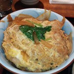 よさこい - ミニかつ丼￥500。ラーメンとのセットで￥50引き（H24.12.20撮影）