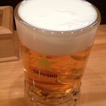 九州博多 うまかもん - 生ビール（380円）
