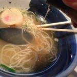 らー麺 山さわ - 煮干し油投入