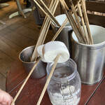 再度山荘 - 串にぶすり！