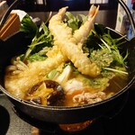 たらいうどん椛や - 冬 鍋焼うどん 1848円(税込み)