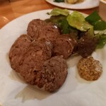 Italian Bar Alla Pesa - 自家製ソーセージ　猪肉（950円）　肉の良さとスパイスの妙