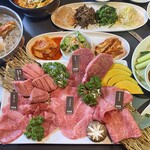 焼肉＆Bar 529 - 厚切りタン・希少部位コース【2時間飲み放題付き】