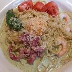 グラッチェガーデンズ - ジェノベーゼカルボナーラ、アップ