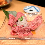 Koube Yakiniku Kanetora - 神戸牛 カタシン＆イチボ、和牛 ハラミ