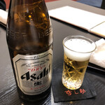 Yokohama No Sushikan - ビアスタート。