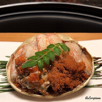 日本料理 新茶家 - 香箱がにの蒸しずし