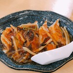 横堀餃子   - ある日のまかない餃子はあんかけ