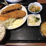 なかうらわ食堂 - アジフライ定食