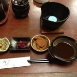 食事処 おしゃまんべ - ジンギスカン定食のお通し