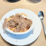 La Brianza - トリュフグラタンピエモンテ風イタリア産黒トリュフ。混ぜ混ぜしていただくもよし添えられたラスクに乗せていただくもよし
