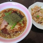 Kou ran - ラーメンとチャーハンセット（890円）