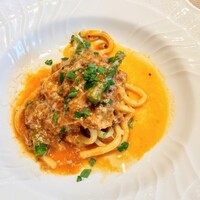 La Brianza - 仔羊ボロネーゼトンナレッリ。この日はジビエスペシャルね〜♡ お肉たっぷりありがとうございます☆ほのかに羊の香りも楽しめでもとても食べやすくて本当に美味しい美味しい