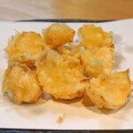 石臼挽き手打 蕎楽亭 - 百合根の天ぷら